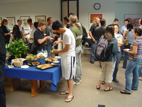 Graduate student welcome reception